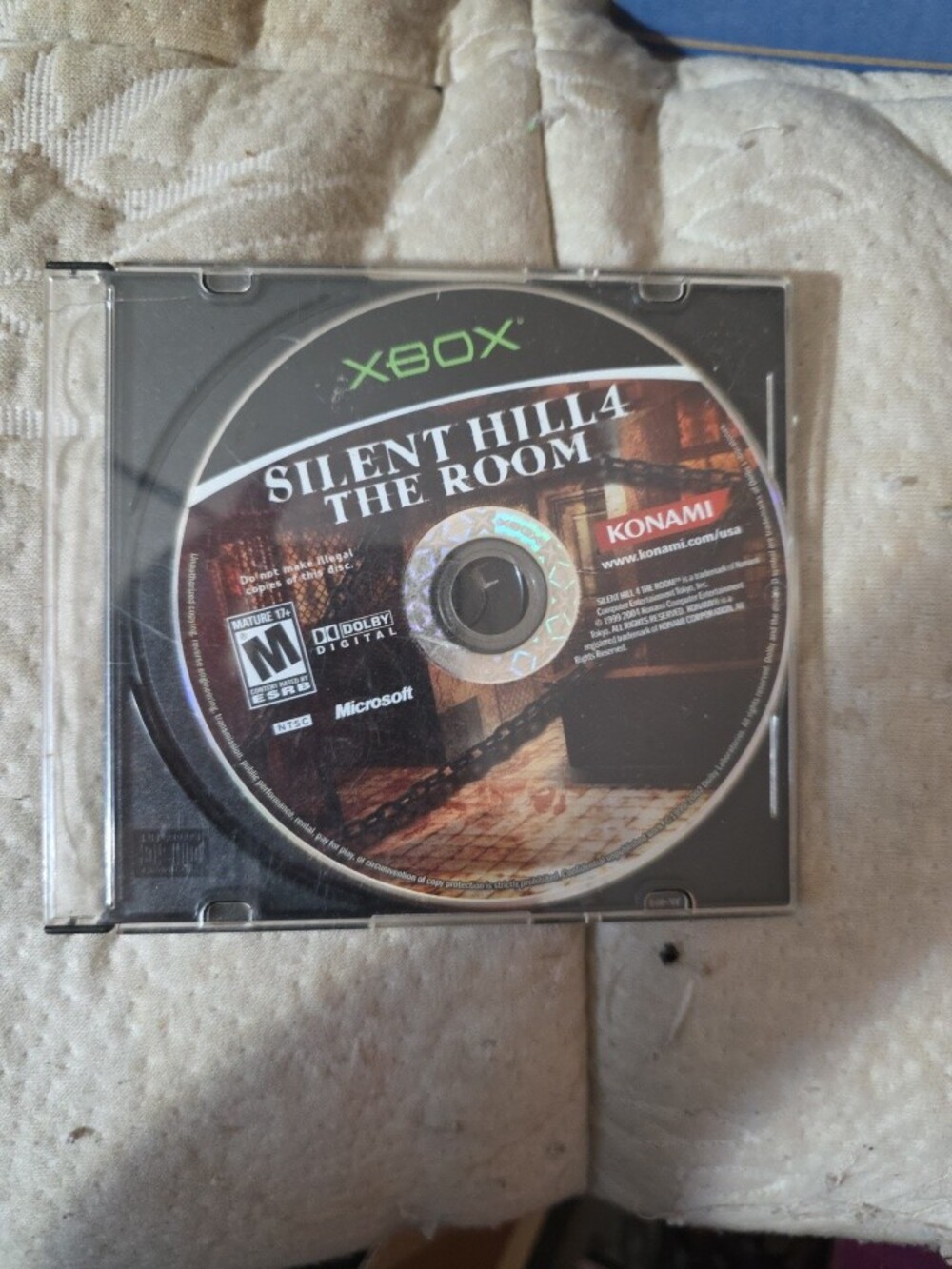 Konami Silent Hill 4 The Room Xbox Disc Mature 17+ Horror Game